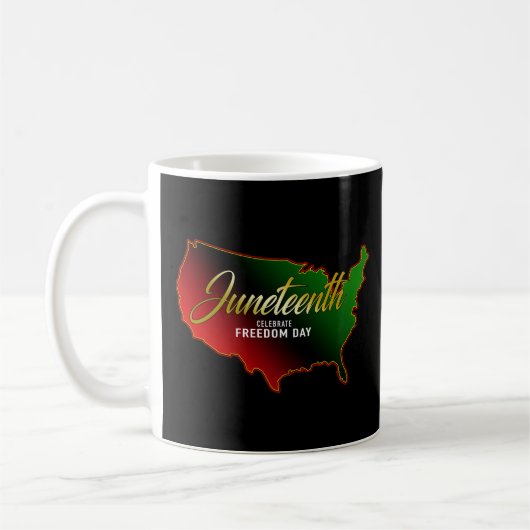 Pan African, Juneteenth Coffee Mok (Links)
