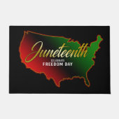 Pan African, Juneteenth Doormat Deurmat (Voorkant)