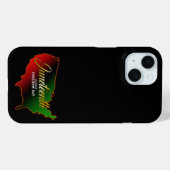 Pan African, Juneteenth Hoesje-Mate iPhone Case (Achterkant (horizontaal))