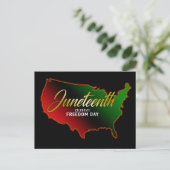 Pan African, Juneteenth Holiday Briefkaart (Staand voorkant)