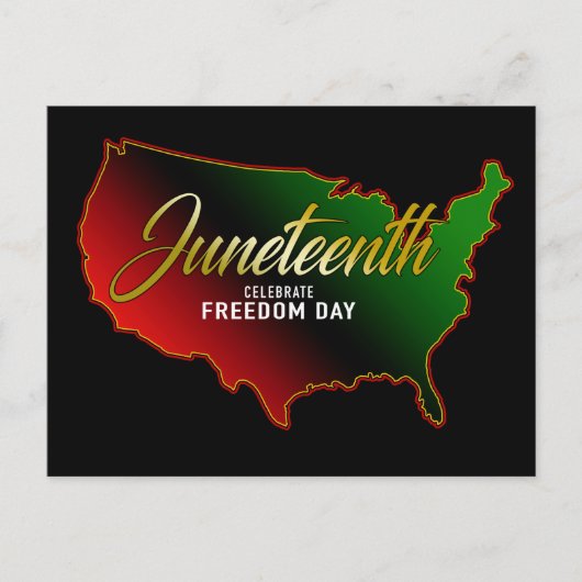 Pan African, Juneteenth Holiday Briefkaart (Voorkant)