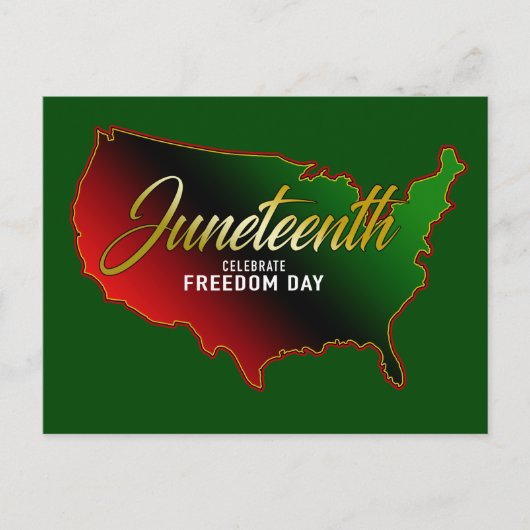 Pan African, Juneteenth Holiday Briefkaart (Voorkant)