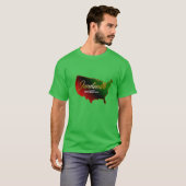 Pan African, Juneteenth T-Shirt (Voorkant volledig)