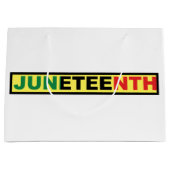 Pan African, Juneteenth White Groot Cadeauzakje (Voorkant)