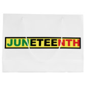 Pan African, Juneteenth White Groot Cadeauzakje (Achterkant)