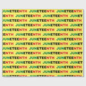 Pan African, Junetetiende Cadeaupapier (Vlak)