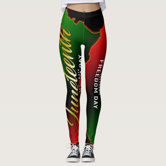 Pan African, Junetetiende Leggings (Voorkant)