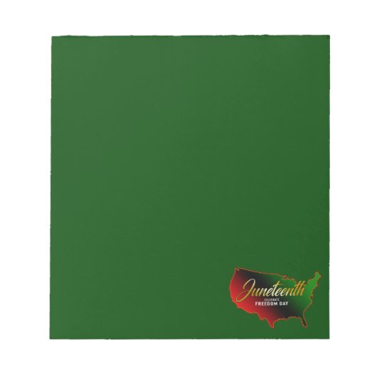 Pan African, Junetetiende notebook Notitieblok (Voorkant)