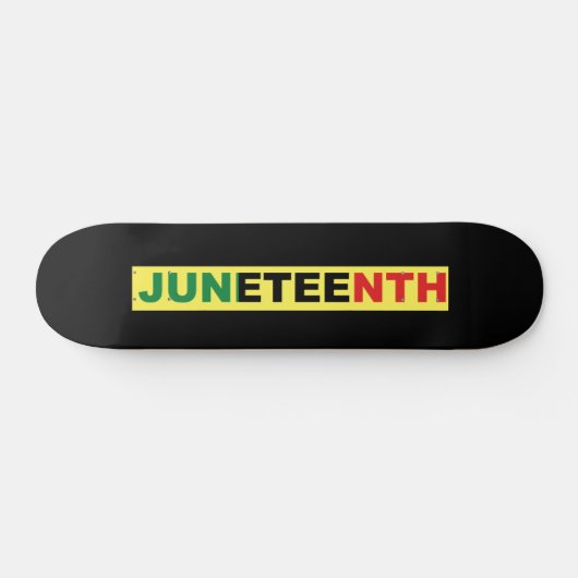 Pan African, Junetetiende Persoonlijk Skateboard (Horizontaal)