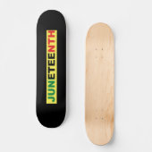 Pan African, Junetetiende Persoonlijk Skateboard (Voorkant)