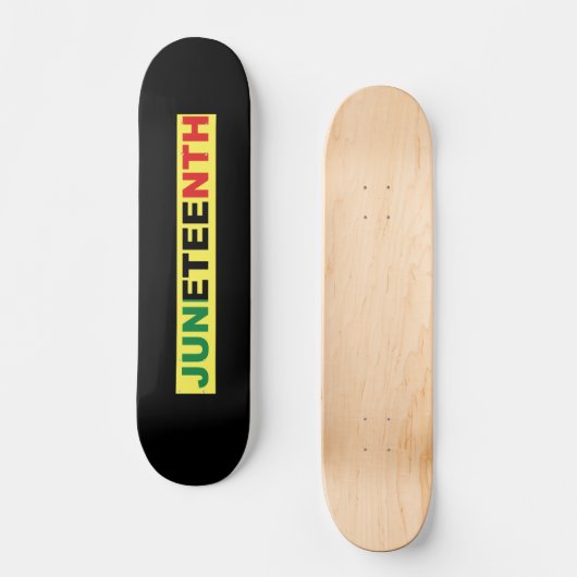 Pan African, Junetetiende Persoonlijk Skateboard (Voorkant)