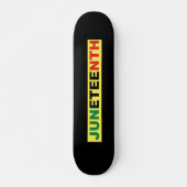 Pan African, Junetetiende Persoonlijk Skateboard (Voorkant)