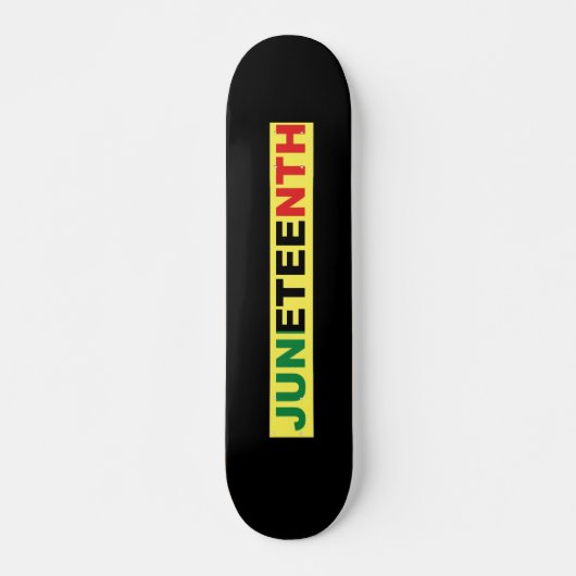 Pan African, Junetetiende Persoonlijk Skateboard (Voorkant)