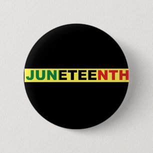 Pan African, Junetetiende Ronde Button 5,7 Cm