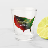 Pan African, Junetetiende Shot Glas (Voorkant)