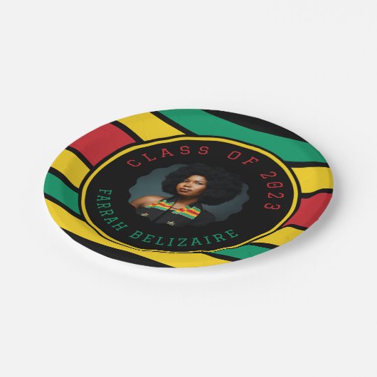 Pan African Photo Afstuderen Papieren Bordje (Gekanteld)