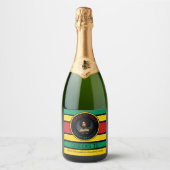 Pan African Photo Afstuderen Sparkling Wijnetiket (Voorkant)
