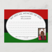 Pan African SHARE A MEMORY Photo Card Briefkaart (Voorkant)