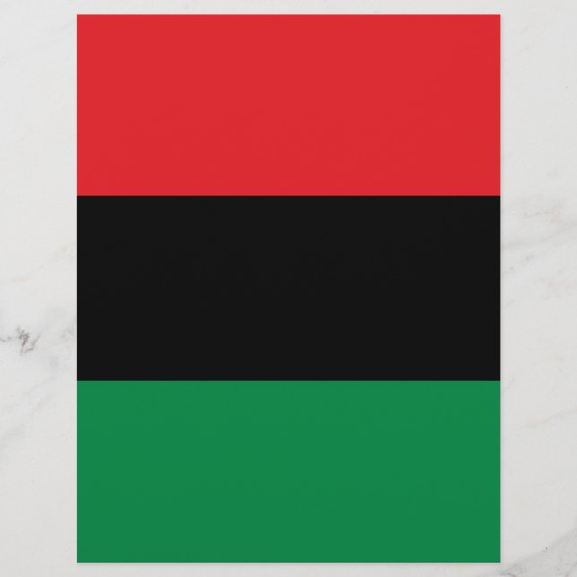 Pan African UNIA vlag (Voorkant)