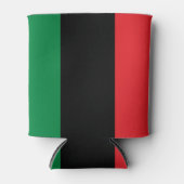 Pan African UNIA vlag Blikjeskoeler (Voorkant)