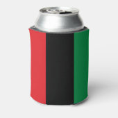 Pan African UNIA vlag Blikjeskoeler (Blikje Achterkant)