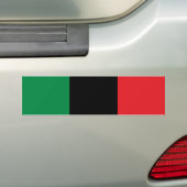 Pan African UNIA vlag Bumpersticker (Op auto)