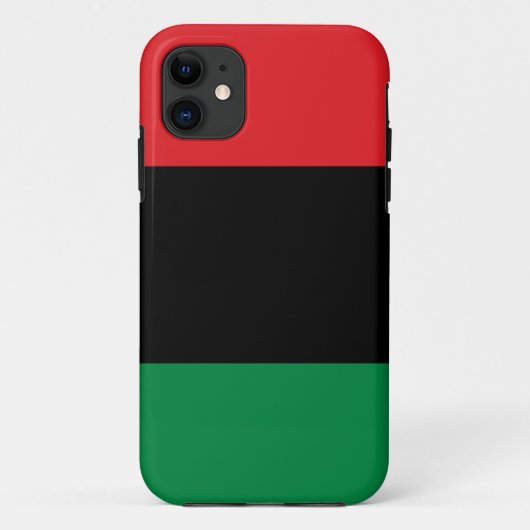 Pan African UNIA vlag Case-Mate iPhone Case (Achterkant)