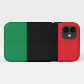 Pan African UNIA vlag Case-Mate iPhone Case (Achterkant (horizontaal))
