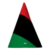 Pan African UNIA vlag Feesthoedjes (Rechts)