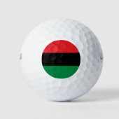 Pan African UNIA vlag Golfballen (Voorkant)