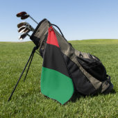 Pan African UNIA vlag Golfhanddoek (Groen)
