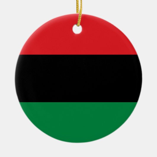 Pan African UNIA vlag Keramisch Ornament (Voorkant)