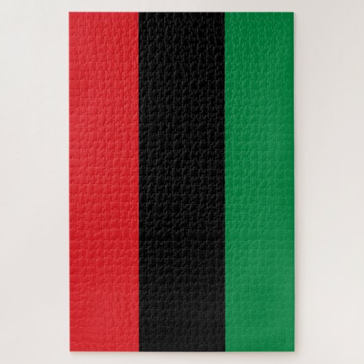 Pan African UNIA vlag Legpuzzel (Verticaal)