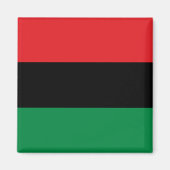 Pan African UNIA vlag Magneet (Voorkant)