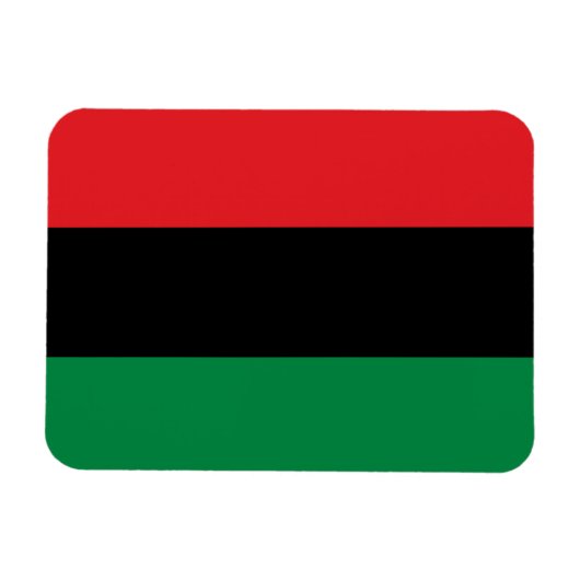 Pan African UNIA vlag Magneet (Horizontaal)