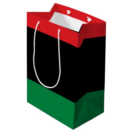 Pan African UNIA vlag Medium Cadeauzakje (Achterkant Gekanteld)