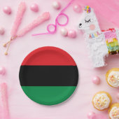 Pan African UNIA vlag Papieren Bordje (Feest)