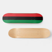 Pan African UNIA vlag Persoonlijk Skateboard (Horizontaal)