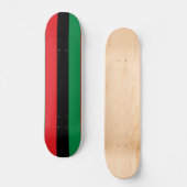 Pan African UNIA vlag Persoonlijk Skateboard (Voorkant)