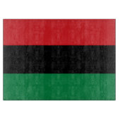 Pan African UNIA vlag Snijplank (Voorkant)