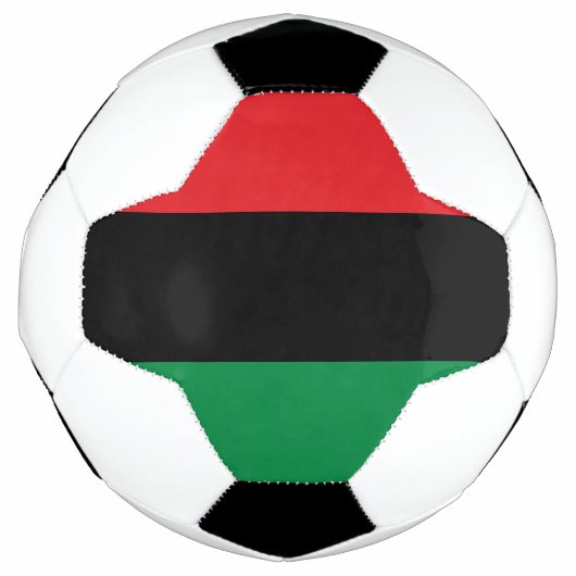 Pan African UNIA vlag Voetbal (Voorkant)