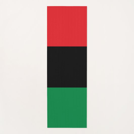 Pan African UNIA vlag Yogamat (Voorkant)