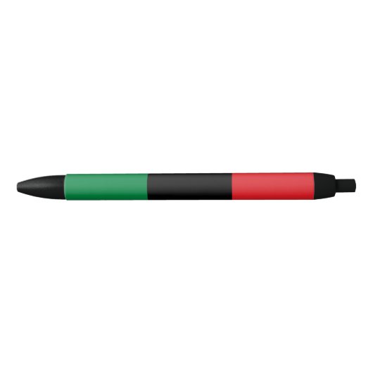Pan African UNIA vlag Zwarte Inkt Pen (Voorkant)