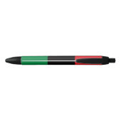 Pan African UNIA vlag Zwarte Inkt Pen (Achterkant)