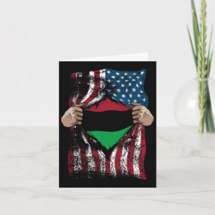 Pan African Union Vlag Loyale Afro-Amerikanen VS G Kaart