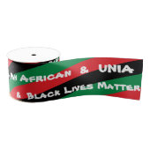 Pan Afrikaans & Afro-Amerikaans UNIA Vlag Lint (Spoel)