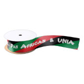 Pan Afrikaans & Afro-Amerikaans UNIA Vlag Lint (Spoel)