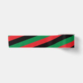 Pan Afrikaans & Afro-Amerikaans UNIA Vlag Lint (Voorkant)