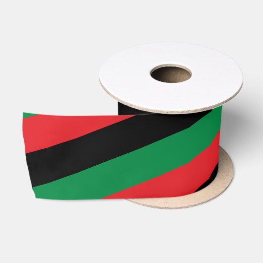 Pan Afrikaans & Afro-Amerikaans UNIA Vlag Lint (Spoel)