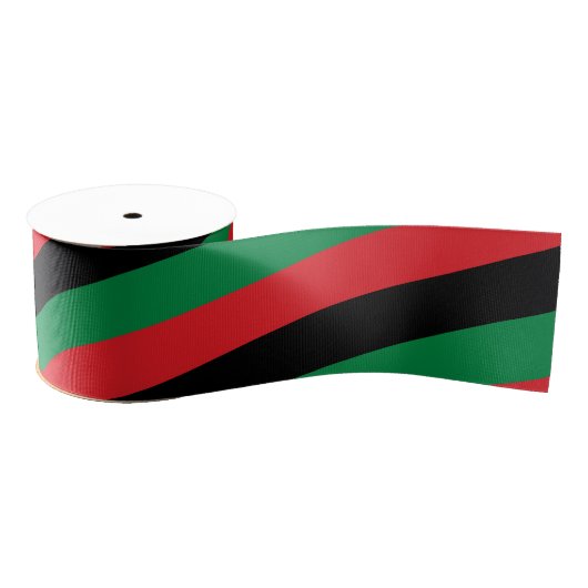 Pan Afrikaans & Afro-Amerikaans UNIA Vlag Lint (Spoel)